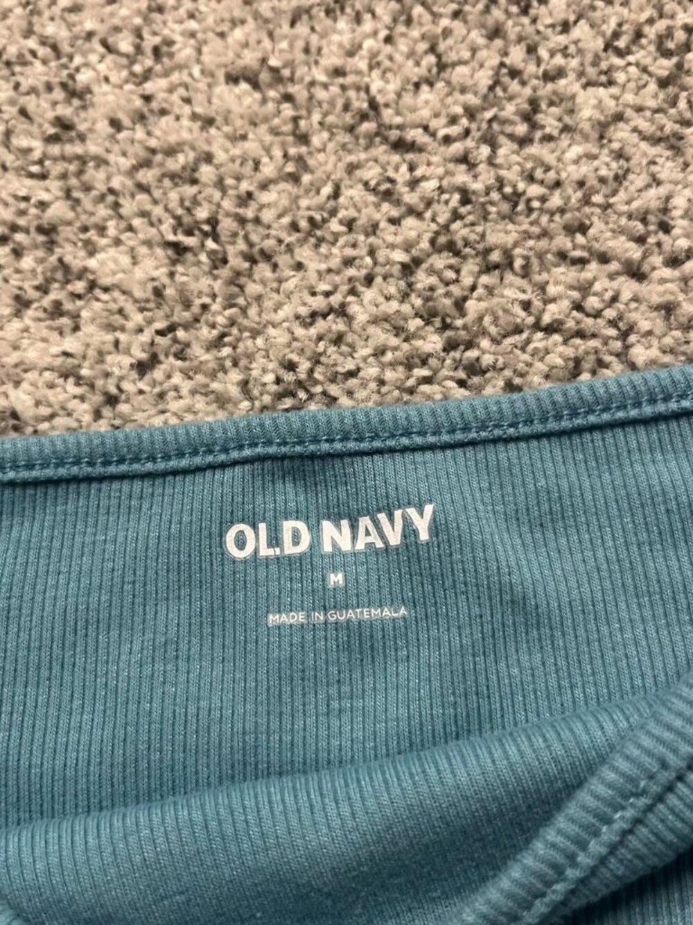 Teal Old Navy tank top - Picture 3 of 5